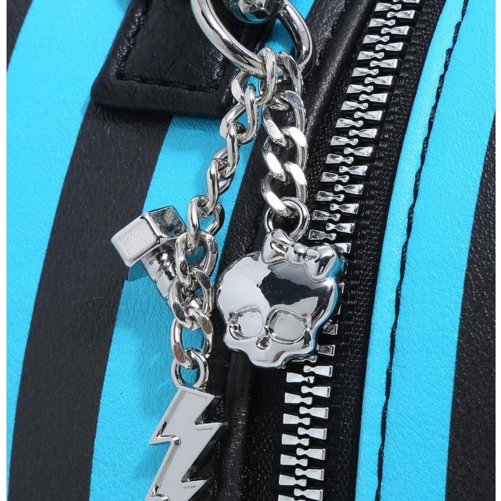⚡️Monster High Frankie Stein “It’s Alive” Lightning Stripe Mini Backpack ⚡️ - Picture 5 of 6